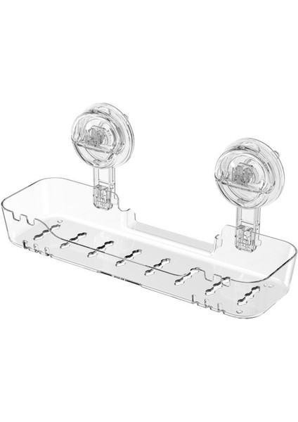 Vantuzlu Raf Banyo Lavabo Tuvalet Delmesiz Duvara Monte Sabunluk Rafı (Yurt Dışından)