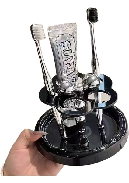 Hafif Lüks Yaratıcı Çiçek Diş Fırçası Saklama Rafı Ev Banyo Diş Fırçası Diş Macunu Rafı Çok Işlevli Saklama Rafı (Yurt Dışından)