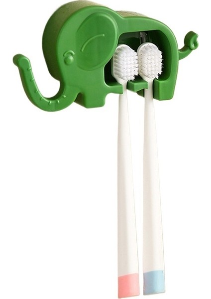 Banyo Fildişi Diş Fırçası Bardak Tutucu Banyo Yumruksuz Çift Diş Fırçası Bardak Tutucu Duvara Monte Taşınabilir Diş Fırçası Tutucu (4 Adet) (Yurt Dışından)