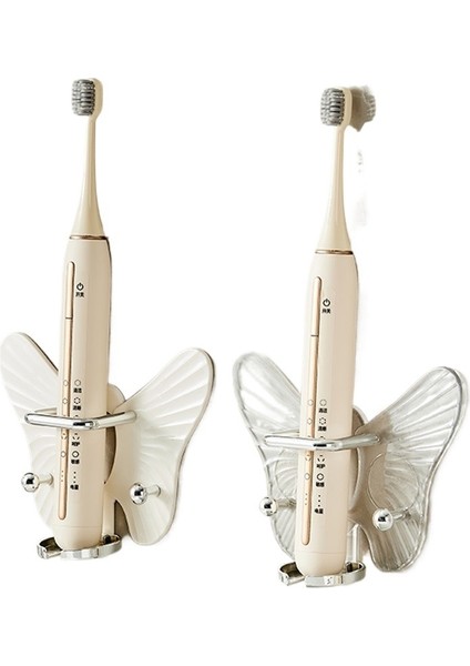 Elektrikli Diş Fırçası Tutucu Diş Fırçası Tutucu Çok Işlevli Raf Hafif Lüks Banyo Delmesiz Duvara Monte Diş Fırçası Saklama Rafı Kancası (Yurt Dışından)