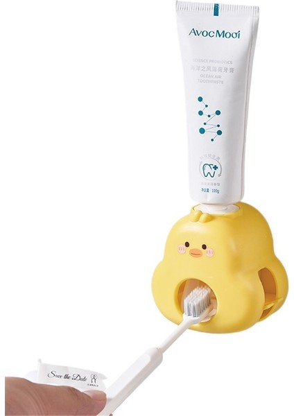 Ev Tipi Otomatik Diş Macunu Sıkacağı Duvara Monte Sıkacak Tavşan Yumruk Banyo Küçük Sarı Ördek Diş Fırçası Rafı (Yurt Dışından) modelleri