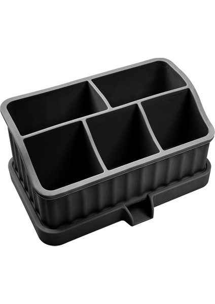 Silikon Diş Fırçası ve Diş Macunu Saklama Kutusu Rafı Banyo Rafı Tuvalet Yıkama Seti Kaymaz Güzellik Malzemeleri Saklama (Yurt Dışından)