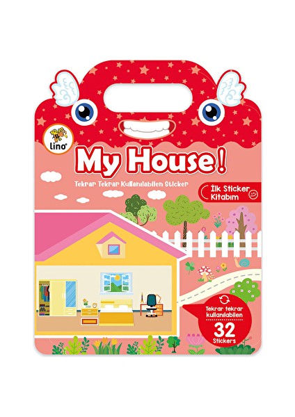 Tekrar Tekrar Kullanılabilen Ilk Sticker Kitabım My House