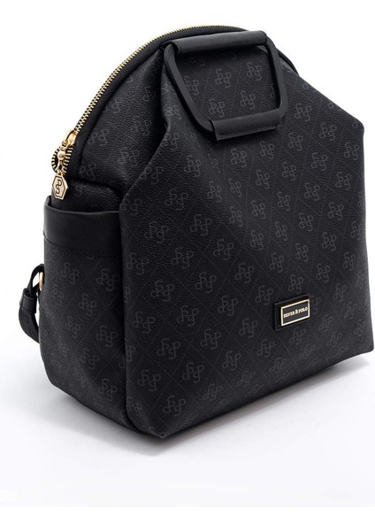 Kadın 771-45845 Sılver Polo Sırt Çantası M178 Siyah-Mat Siyah fiyatları