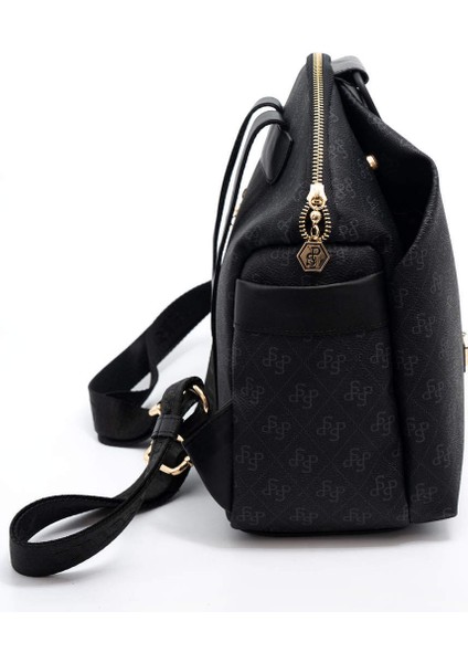 Kadın 771-45845 Sılver Polo Sırt Çantası M178 Siyah-Mat Siyah modelleri