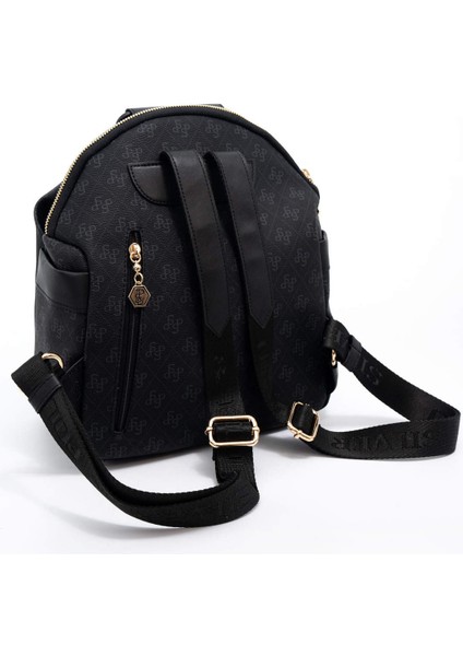 Kadın 771-45845 Sılver Polo Sırt Çantası M178 Siyah-Mat Siyah fırsatları