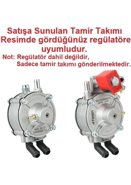 Atiker Sıralı Sistem Regülatör Diyafram Tamir Takımı SR07 - SR09 modelleri