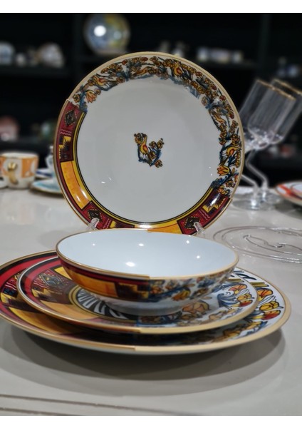 24 Parça 6 Kişilik Porselen Yemek Takımı Canga Serisi fiyatları