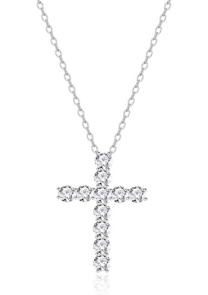 Kadınlar Için Tam Elmas Haç Kolye Hip Hop Üst Düzey (Yurt Dışından) modelleri