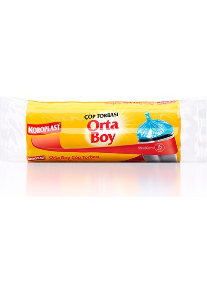 Çöp Torbası Orta Boy 15'li