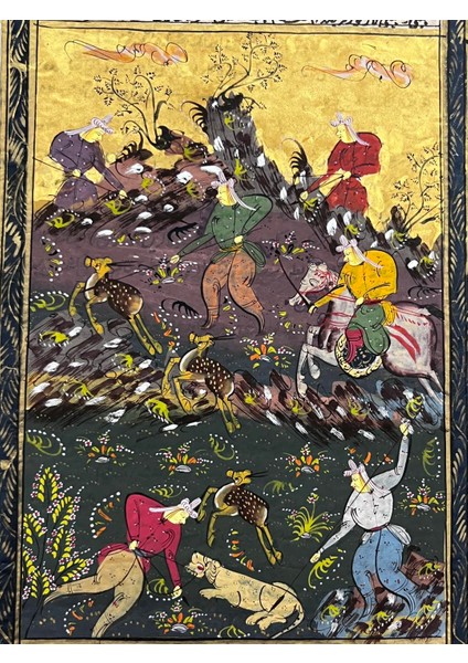 Sonsuzluk Sürüsü Adlı El Yapımı Minyatür Resim 28X17,5 cm fiyatları