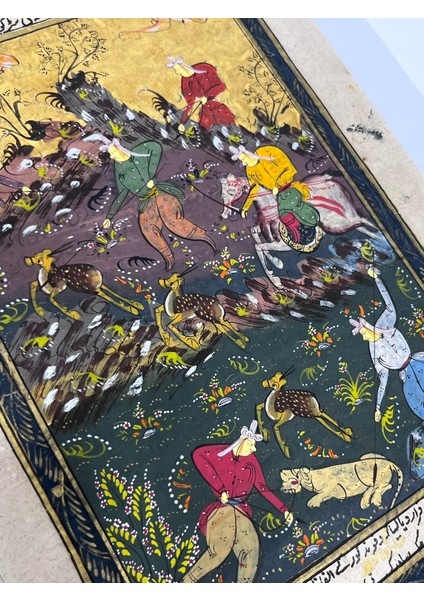 Sonsuzluk Sürüsü Adlı El Yapımı Minyatür Resim 28X17,5 cm modelleri