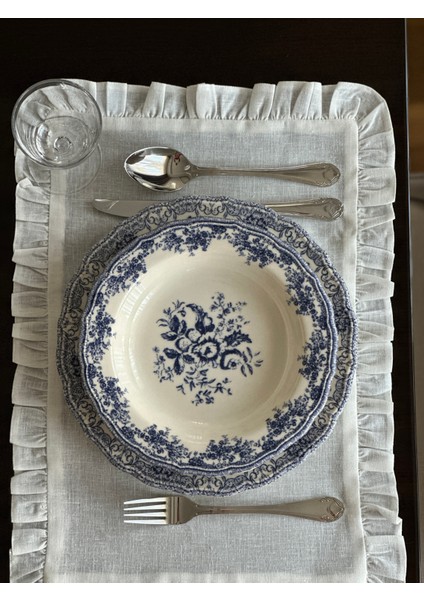 Fırfırlı Amerikan Servis Seti 4'lü (35*50) fiyatları