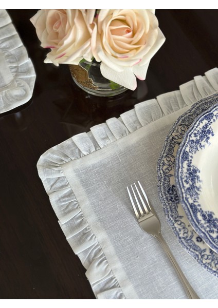 Fırfırlı Amerikan Servis Seti 4'lü (35*50) fırsatları