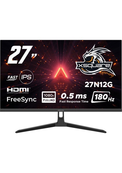 27N12G 27'' 180Hz 0.5ms (Hdmı+Dp) Freesync Adaptive Sync Full Hd Fast IPS Monitör