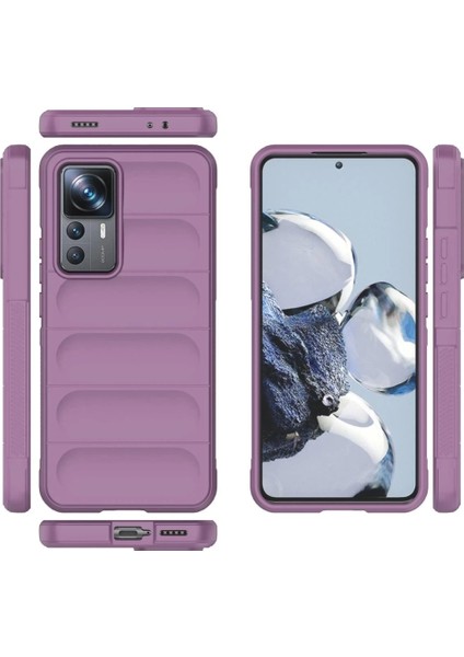 Xiaomi Mi 12T Pro Kılıf Optimum Silikon - Mor modelleri