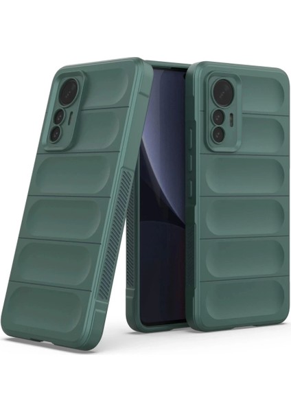 Xiaomi Mi 12 Lite Kılıf Optimum Silikon - Koyu Yeşil fiyatları