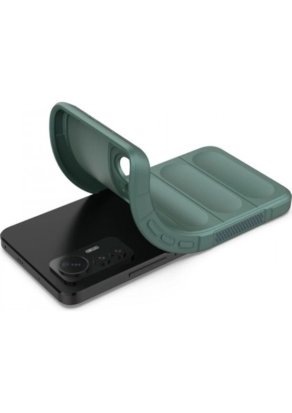 Xiaomi Mi 12 Lite Kılıf Optimum Silikon - Koyu Yeşil fırsatları