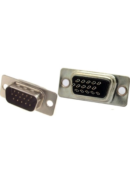DS1035-15MBNSISS ,15-Pin,3x5,kablo/düz Erkek Dsub Port