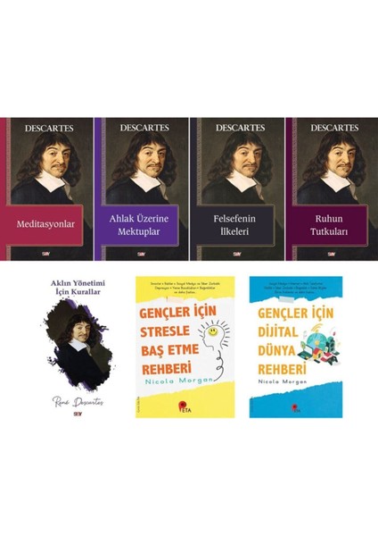 Set Meditasyonlar – Ahlak Üzerine Mektuplar – Felsefenin Ilkeleri 2 Kitap 2kitap Hediye