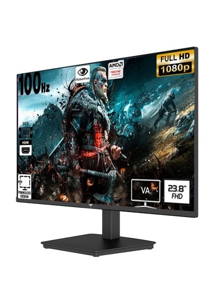 H24V27 23.8" 100 Hz (Hdmı + VGA ) 1920×1080 Full Hd 1920 x 1080 LCD Monitör fiyatları