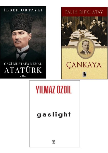 3' Lü Set Gazi Mustafa Kemal Atatürk & Gaslight & Çankaya URC2807 fiyatları
