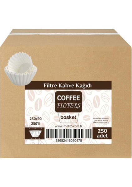 Caffeo Fıltres 250/ 90 250'LI Filtre Kahve Kağıdı x 2 Adet fiyatları