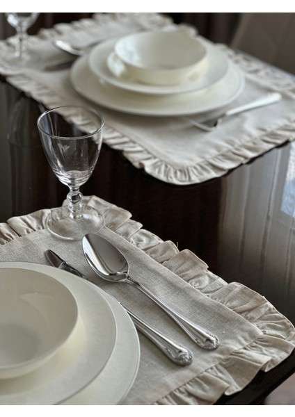 Fırfırlı Amerikan Servis Seti 4'lü (35*50) fiyatları