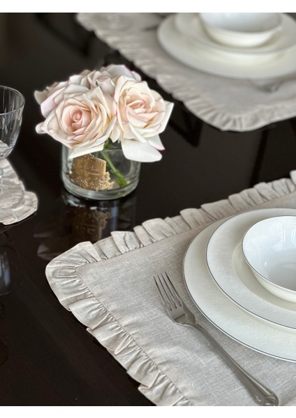 Fırfırlı Amerikan Servis Seti 4'lü (35*50) modelleri