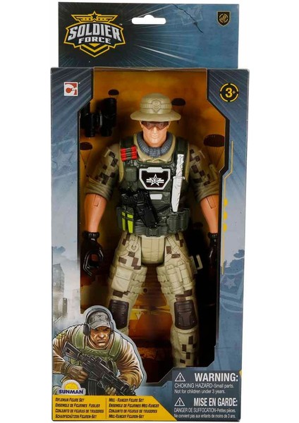 Soldier Force Asker Figür 32 cm - Şapkalı Asker fırsatları