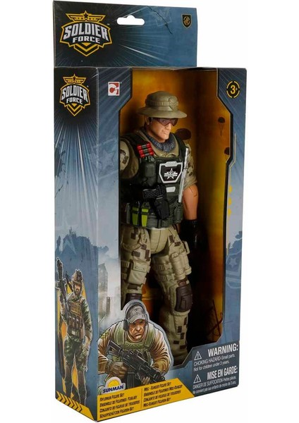 Soldier Force Asker Figür 32 cm - Şapkalı Asker indirimleri