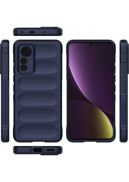 Xiaomi Mi 12 Lite Kılıf Optimum Silikon - Lacivert modelleri