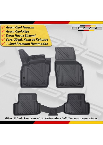 Vw Polo Paspas Araca Özel 2017-2021 Derin Havuzlu Bosse North Serisi modelleri