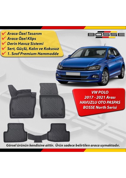 Vw Polo Paspas Araca Özel 2017-2021 Derin Havuzlu Bosse North Serisi fırsatları