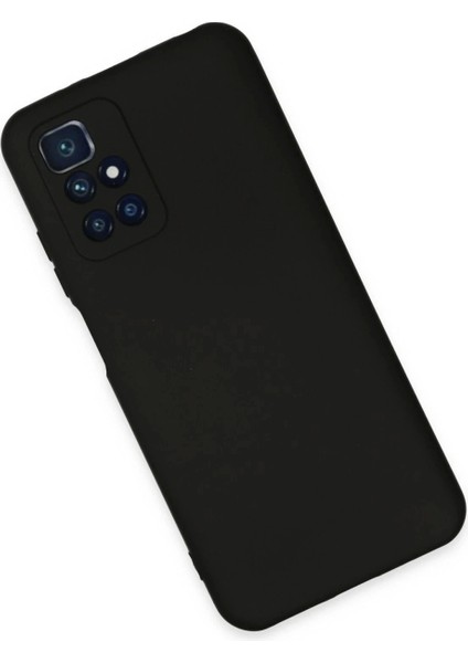 Xiaomi Redmi 10 2022 Kılıf Nano Içi Kadife Silikon - Siyah modelleri