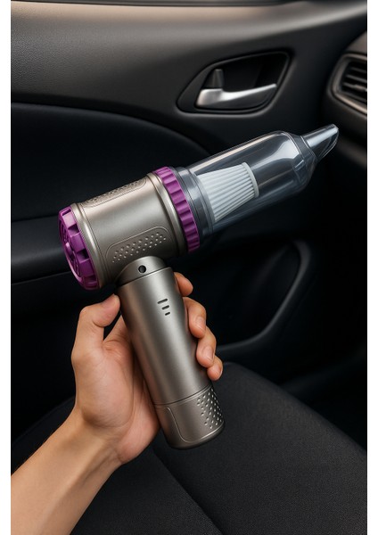 Ahv-13 2'si 1 Arada Şarjlı Araç Süpürgesi | 16000PA Güçlü Vakum | Üfleme Özellikli | Kablosuz Mini El Süpürgesi fırsatları