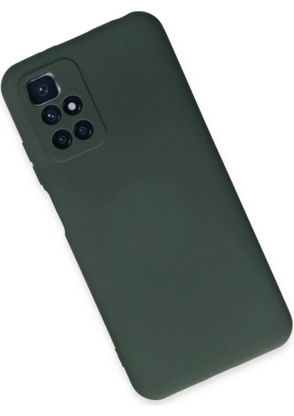 Xiaomi Redmi 10 2022 Kılıf Nano Içi Kadife Silikon - Koyu Yeşil modelleri