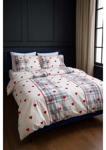 Lüks Dayanıklı Yumuşak Pamuklu Çift Kişilik Nevresim Takımı Seti + Lastikli Çarşaf +2 Yastık Kılıflı modelleri