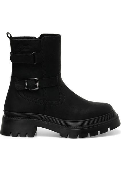 KEYTO 3PR Siyah Kadın Biker Bot