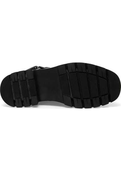KEYTO 3PR Siyah Kadın Biker Bot