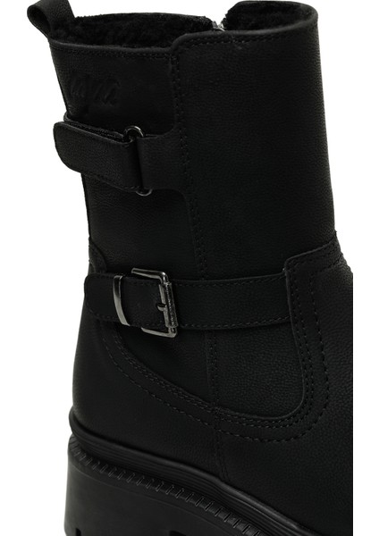 KEYTO 3PR Siyah Kadın Biker Bot