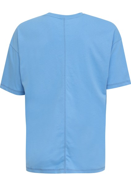 NEW ID OVRS GFX TEE Mavi Erkek Kısa Kol T-Shirt fiyatları