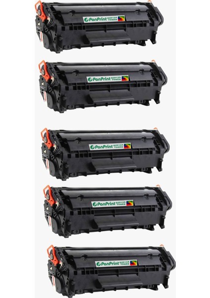 Hp Q2612A (12A) Muadil Toner 5'li Avantajlı Paket
