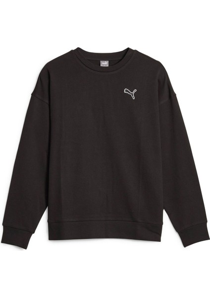 BETTER ESSENTIALS Crew TR Siyah Kadın Sweatshirt fiyatları