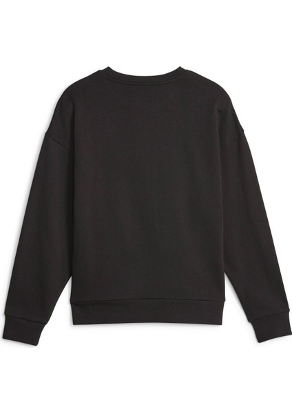 BETTER ESSENTIALS Crew TR Siyah Kadın Sweatshirt modelleri