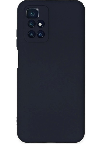 Xiaomi Redmi 10 2022 Kılıf Nano Içi Kadife Silikon - Lacivert