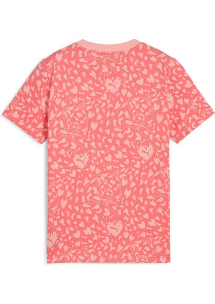FLAMING LOVE AOP Tee G Pembe Kız Çocuk Kısa Kol T-Shirt fiyatları