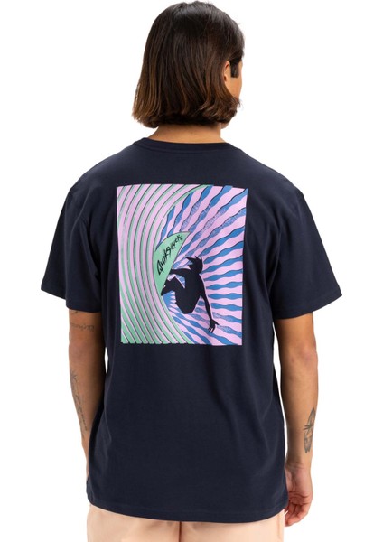 WINDOW PANE SS Lacivert Erkek Kısa Kol T-Shirt modelleri