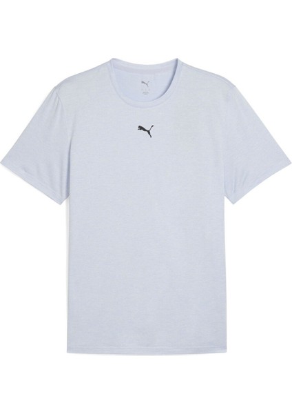 M TAD ESSENTIALS HEATHER Mavi Erkek Kısa Kol T-Shirt