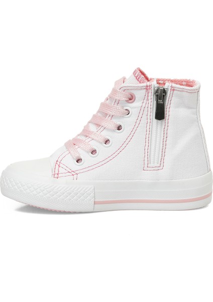 MAYA.P5FX Beyaz Kız Çocuk High Sneaker modelleri